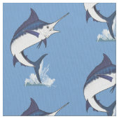 大西洋のマカジキ ファブリック (クローズアップ)