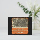 大西洋の三角貿易の様子 ポストカード (スタンド正面)