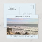 大西洋の写真 海好きな人へ 青 ポストカード (正面/裏面)