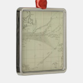 大西洋の図表 メタルオーナメント (右)