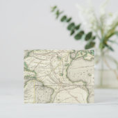 大西洋の地図海 ポストカード (スタンド正面)