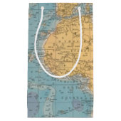 大西洋の地図 スモールペーパーバッグ (正面)