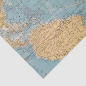 大西洋の地図 薄葉紙 (詳細)