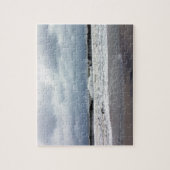 大西洋の嵐の海海 ジグソーパズル (縦)