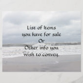 大西洋の嵐の海海 チラシ (裏面)