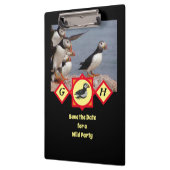 大西洋の水泳漫画のモノグラム写真 クリップボード (左)