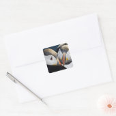 大西洋の水鳥 スクエアシール (封筒)