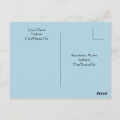 大西洋の波の写真 幸せな退職 ポーズ ポストカード (裏面)