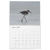 大西洋の浜鳥 カレンダー (1月 2027)