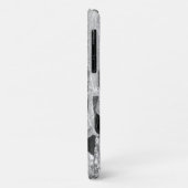 大西洋の海波の白黒写真 Case-Mate iPhoneケース (裏面/左)