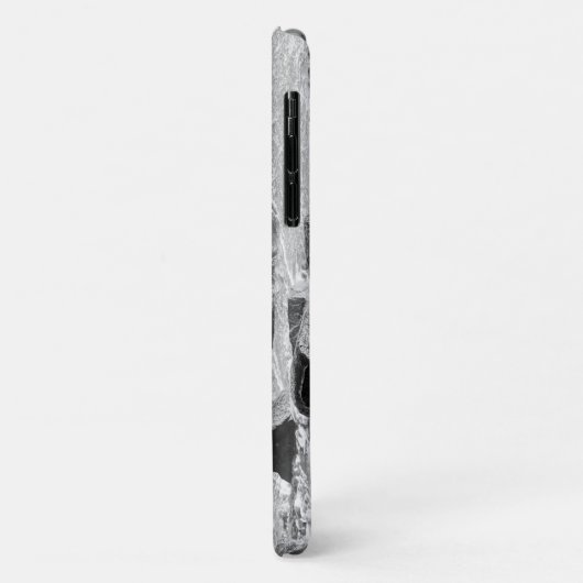 大西洋の海波の白黒写真 Case-Mate iPhoneケース (裏面/左)