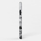 大西洋の海波の白黒写真 Case-Mate iPhoneケース (裏面/右)