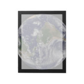 大西洋の熱帯性嵐のある完全な地球 ノートパッド (回転)