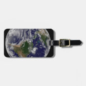 大西洋の熱帯性嵐のある完全な地球 ラゲッジタグ (正面横)