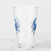 大西洋の青カニガラスのタンブラー タンブラーグラス (左)