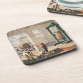 「大西洋のTelegraphからのケーブルを、準備します コースター (左側)