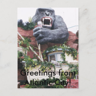 大西洋はがきよりの挨拶 ポストカード