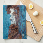 大西洋を航行する キッチンタオル (四つ折り)