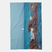 大西洋を航行する キッチンタオル (縦)