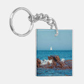 大西洋を航行する キーホルダー (正面左)