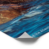 大西洋を航行する ポスター (角)