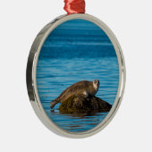 大西洋アザラシ メタルオーナメント (右)