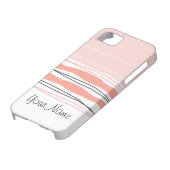 大西洋ストライプのピンク名の横のiPhoneケース Case-Mate iPhoneケース (下部)