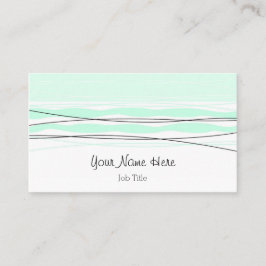 大西洋ストライプの名刺緑 名刺