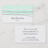 大西洋ストライプの名刺 名刺 (正面/裏面)