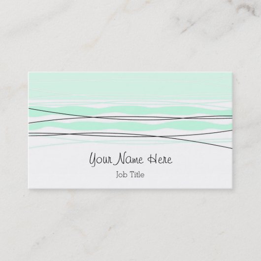 大西洋ストライプの名刺 名刺 (正面)