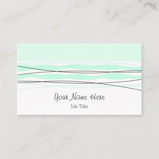 大西洋ストライプの名刺 名刺 (正面)