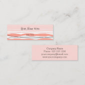 大西洋ストライプピンクの名刺スキニーピンク スキニー名刺 (正面/裏面)