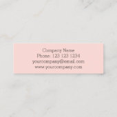 大西洋ストライプピンクの名刺スキニーピンク スキニー名刺 (裏面)