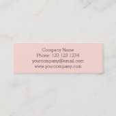 大西洋ストライプピンクの名刺スキニーピンク スキニー名刺 (裏面)