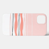 大西洋ストライプピンク水平iPad Miniケース Case-Mate iPhoneケース (裏面 (横))