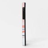 大西洋ストライプピンク水平iPhoneケース Case-Mate iPhoneケース (裏面/左)