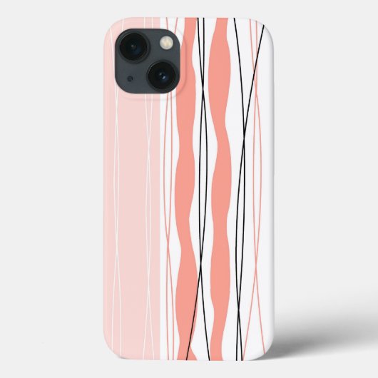 大西洋ストライプピンク縦型iPadケース Case-Mate iPhoneケース (裏面)