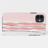 大西洋ストライプピンク縦型iPhoneケース Case-Mate iPhoneケース (裏面(横))