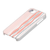 大西洋ストライプピンク縦型iPhoneケース Case-Mate iPhoneケース (下部)