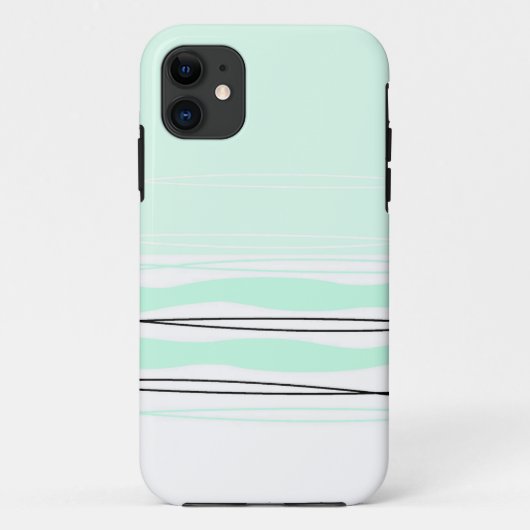 大西洋ストライプ横型iPhoneケース Case-Mate iPhoneケース (裏面)