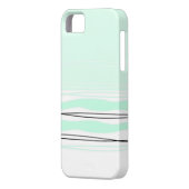 大西洋ストライプ横型iPhoneケース Case-Mate iPhoneケース (裏面左)