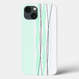 大西洋ストライプ縦型舗装ケース iPhone 13ケース