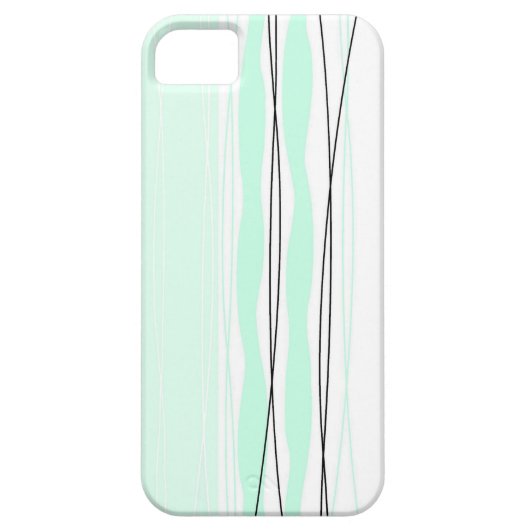 大西洋ストライプ縦型電話ケース Case-Mate iPhoneケース (裏面)