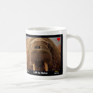 大西洋セイウチは絶滅寸前です コーヒーマグカップ