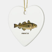 大西洋タラのロゴ セラミックオーナメント (左)