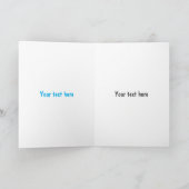 大西洋パフィンイラストレーション カード (内部)