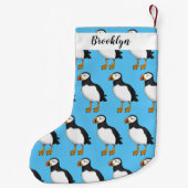 大西洋パフィンイラストレーション スモールクリスマスストッキング (裏面)