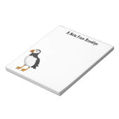 大西洋パフィンイラストレーション ノートパッド (回転)