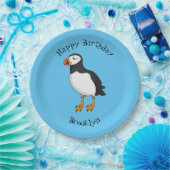 大西洋パフィンイラストレーション ペーパープレート (パーティー)