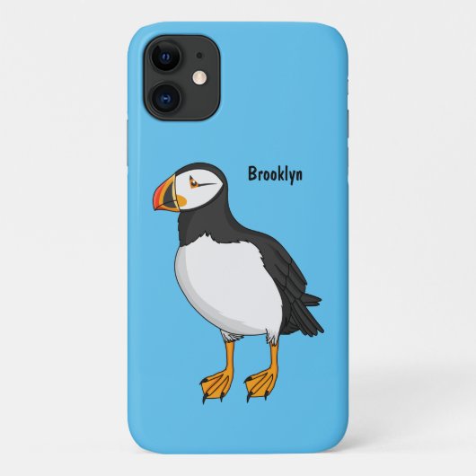 大西洋パフィンイラストレーション Case-Mate iPhoneケース (裏面)